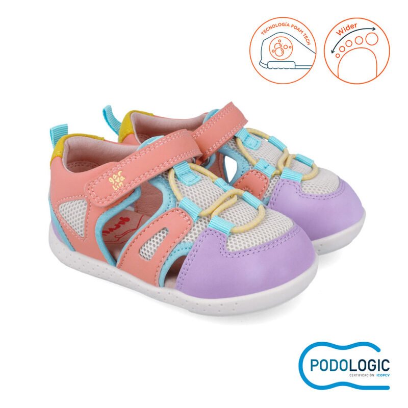 Garvalin Baby Girls First Steps Barefoot Sneakers