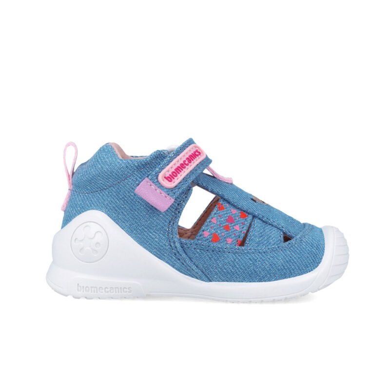 Biomecanics Baby Girls First Steps Canvas Sandals