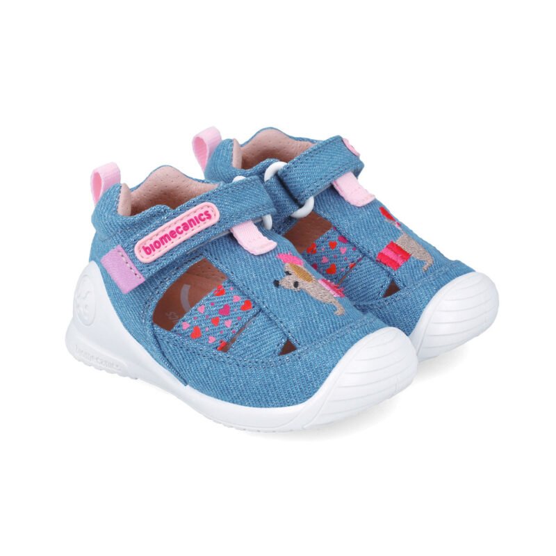 Biomecanics Baby Girls First Steps Canvas Sandals