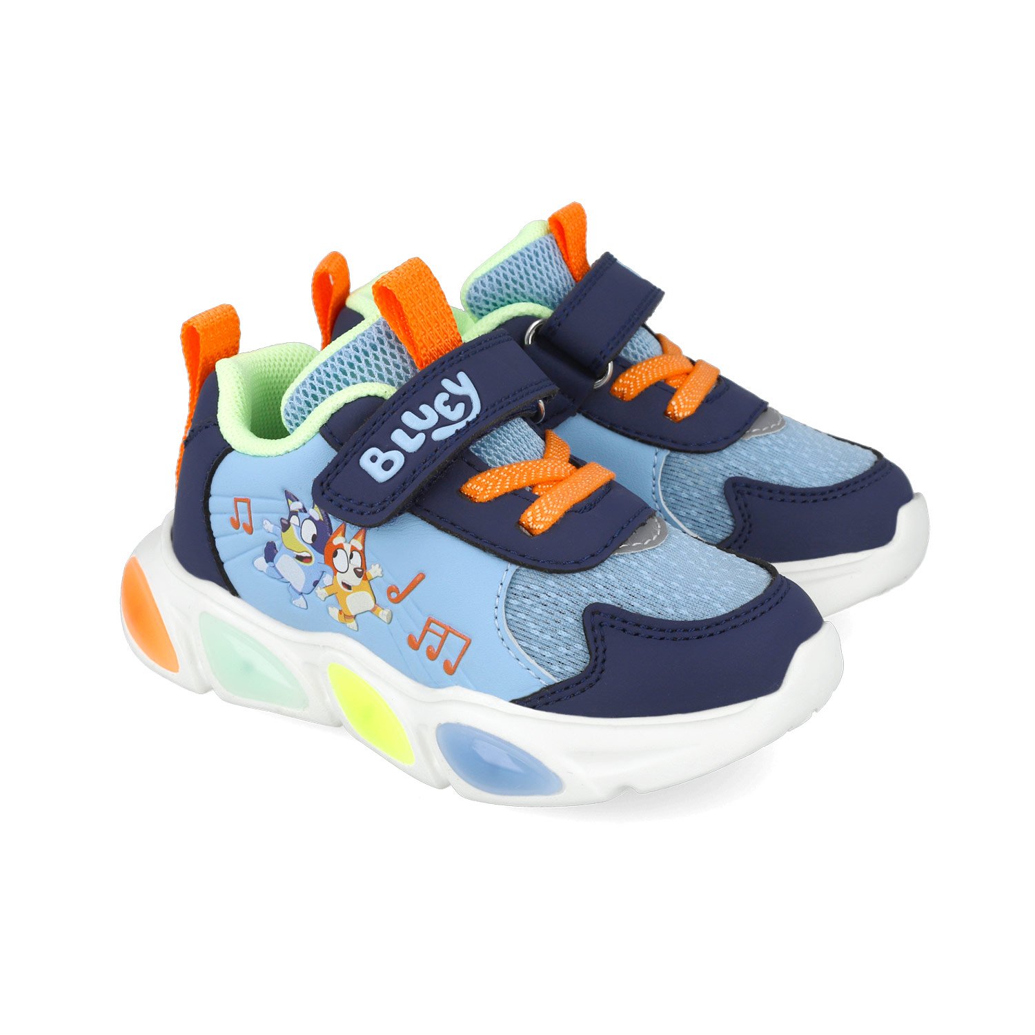 Bluey x Garvalin Boys Light-Up Sneakers