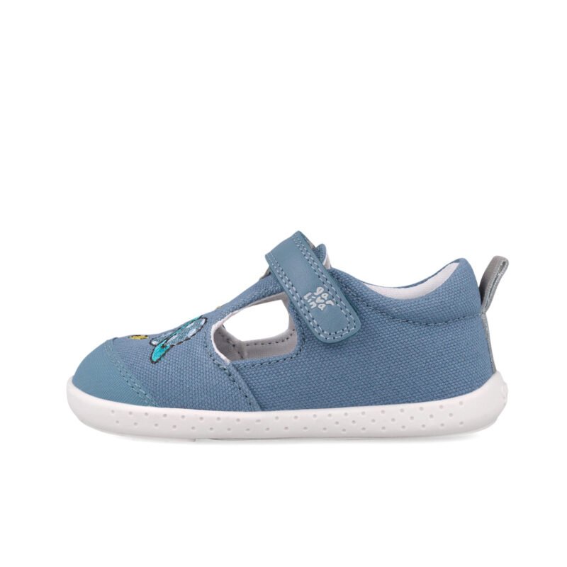 Garvalin Baby Boys First Steps Barefoot Canvas Sandals