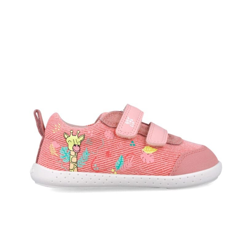 Garvalin Baby Girls First Steps Barefoot Canvas Sneakers