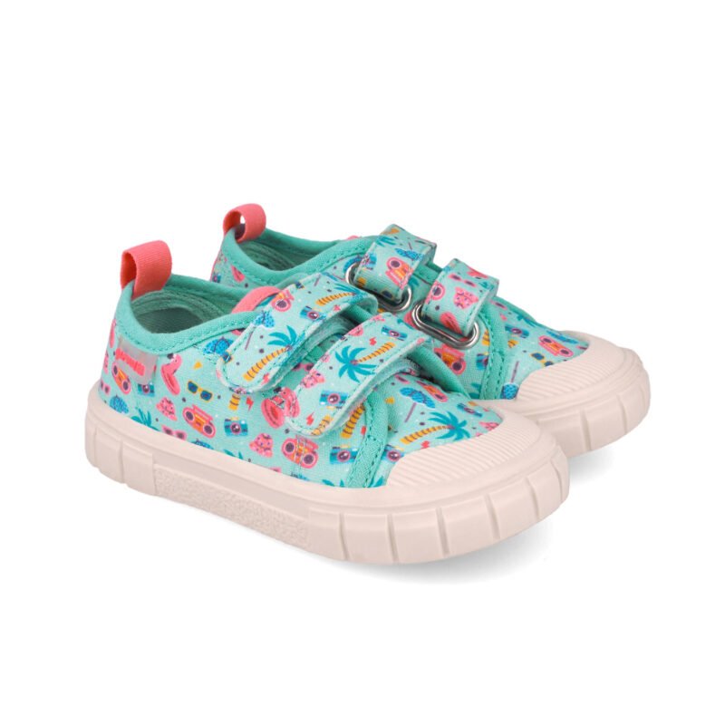 Garvalin Girls Barefoot Canvas Sneakers