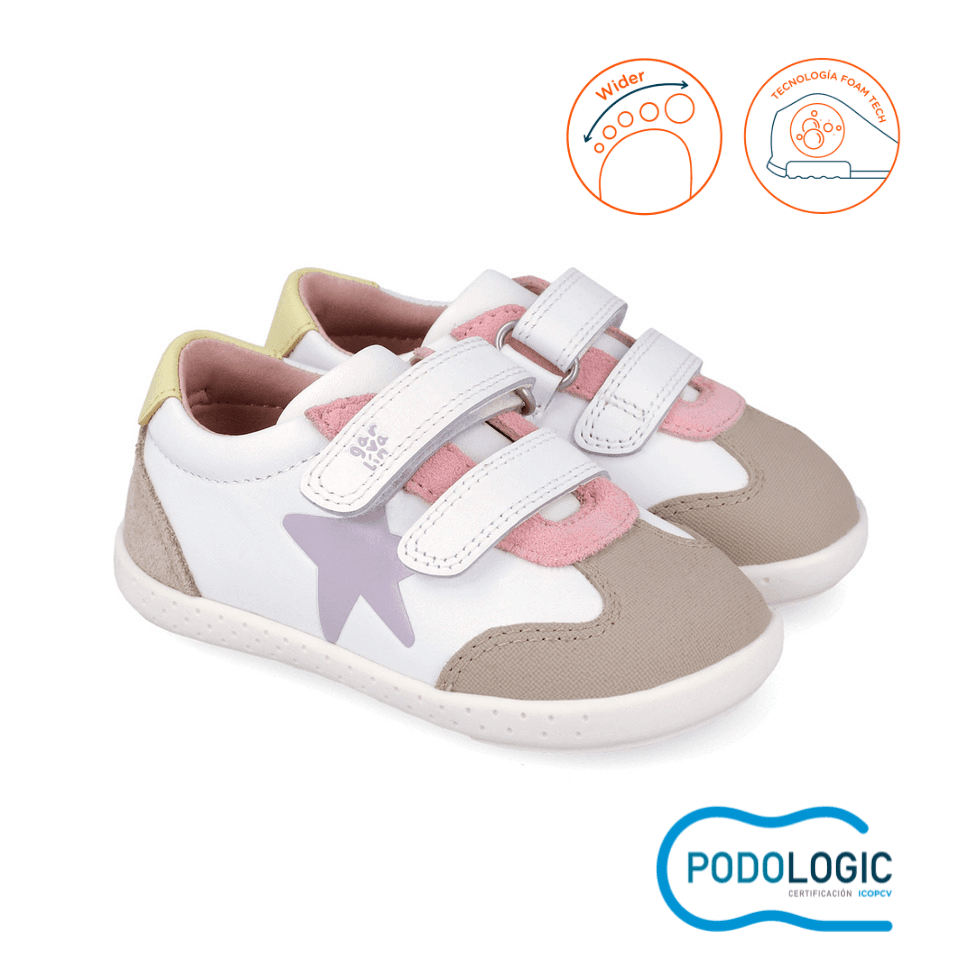 Garvalin Baby Girls First Steps Barefoot Sneakers