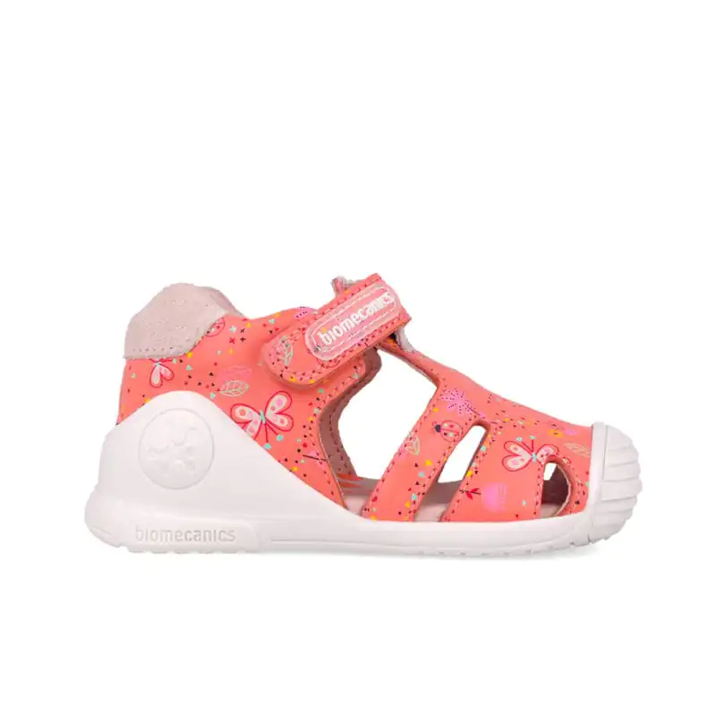 Biomecanics Baby Girls First Steps Sandals Orange