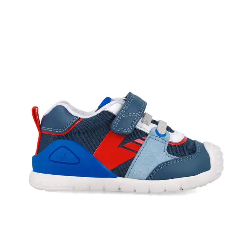 Biomecanics Baby Boys First Steps Sneakers Blue/Red
