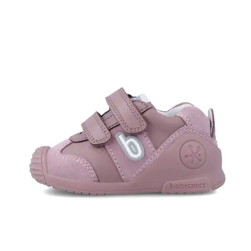 Biomecanics Baby Girls First Steps Sneakers Pink