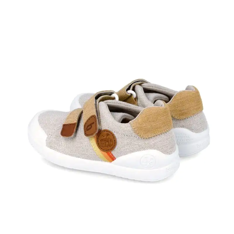 Biomecanics Boys Canvas Sneakers Beige
