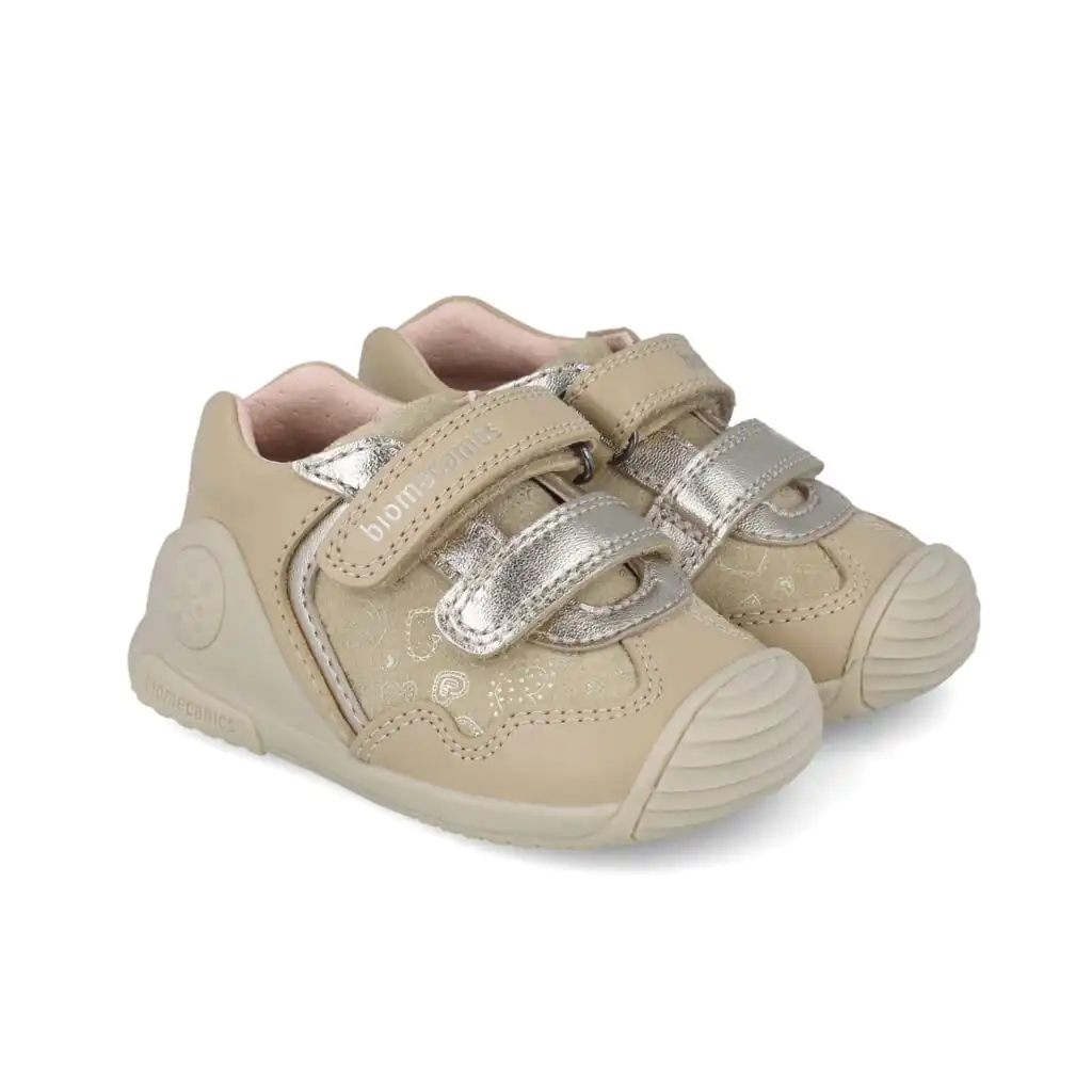 Kiddio biomecanics baby girls sneakers model 251103-B547 side view