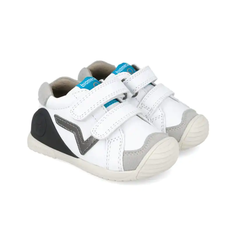 Biomecanics Baby Boys First Steps Sneakers White/Black