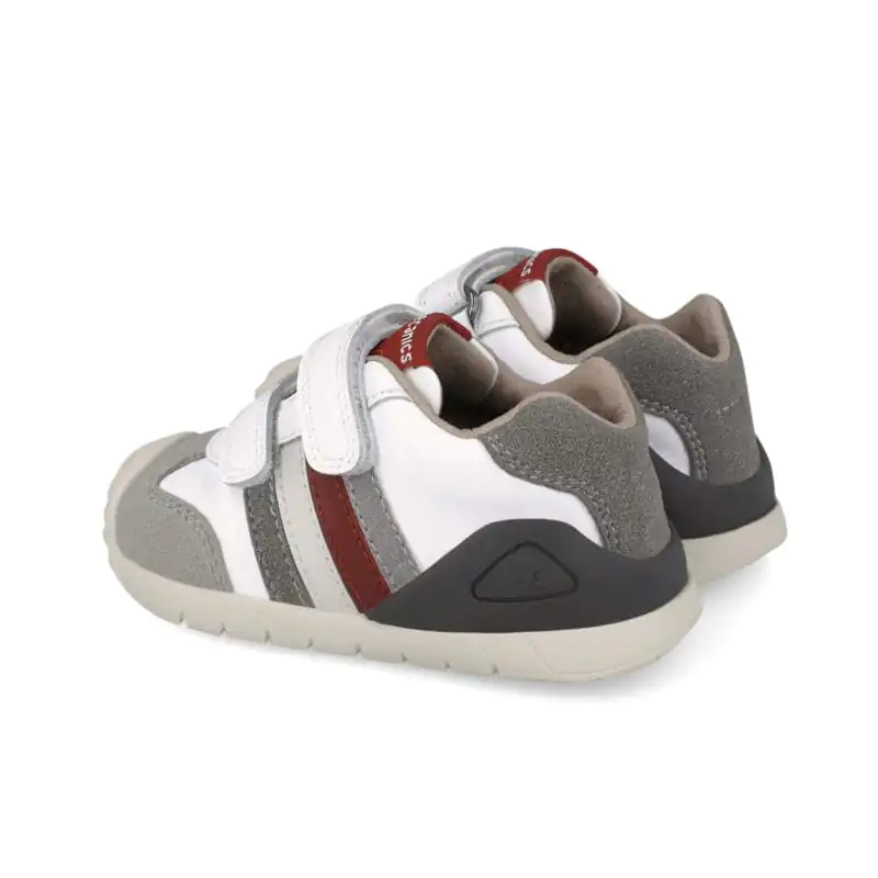 Biomecanics Baby Boys First Steps Sneakers White/Stripes