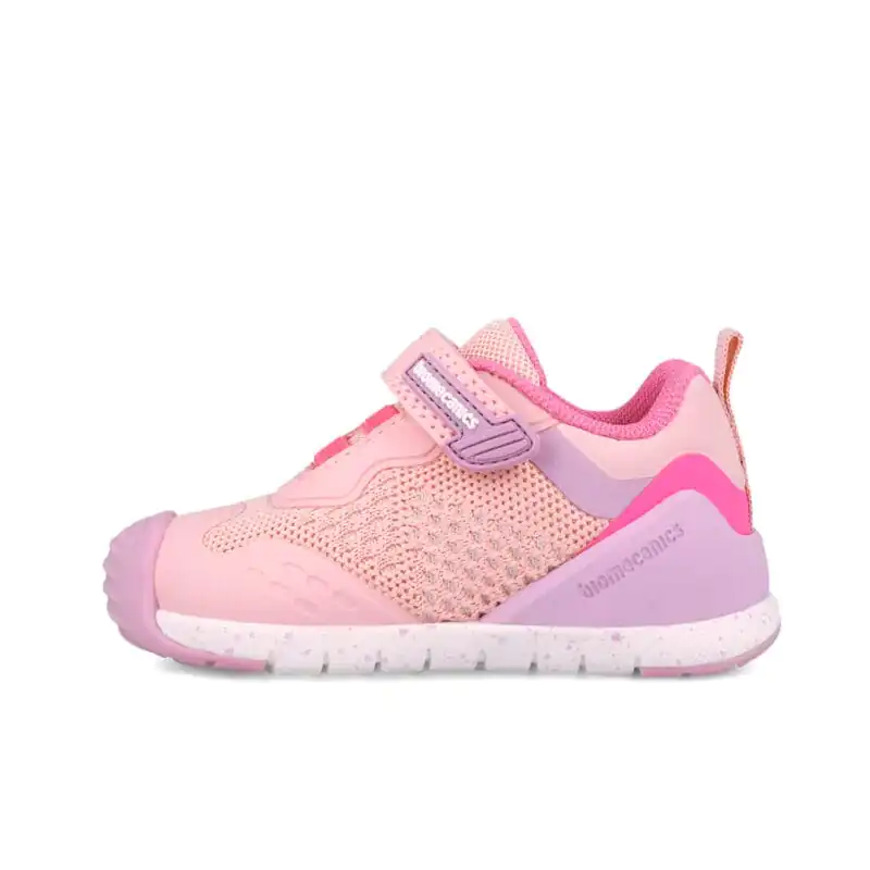 Biomecanics Baby Girls First Steps Canvas Sneakers Pink