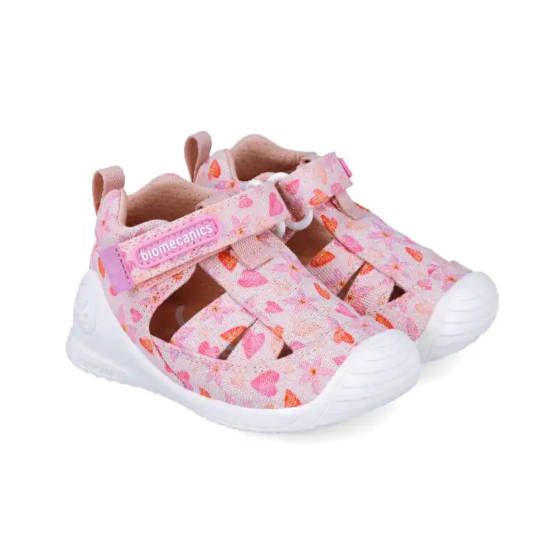Biomecanics Baby Girls First Steps Canvas Sandals