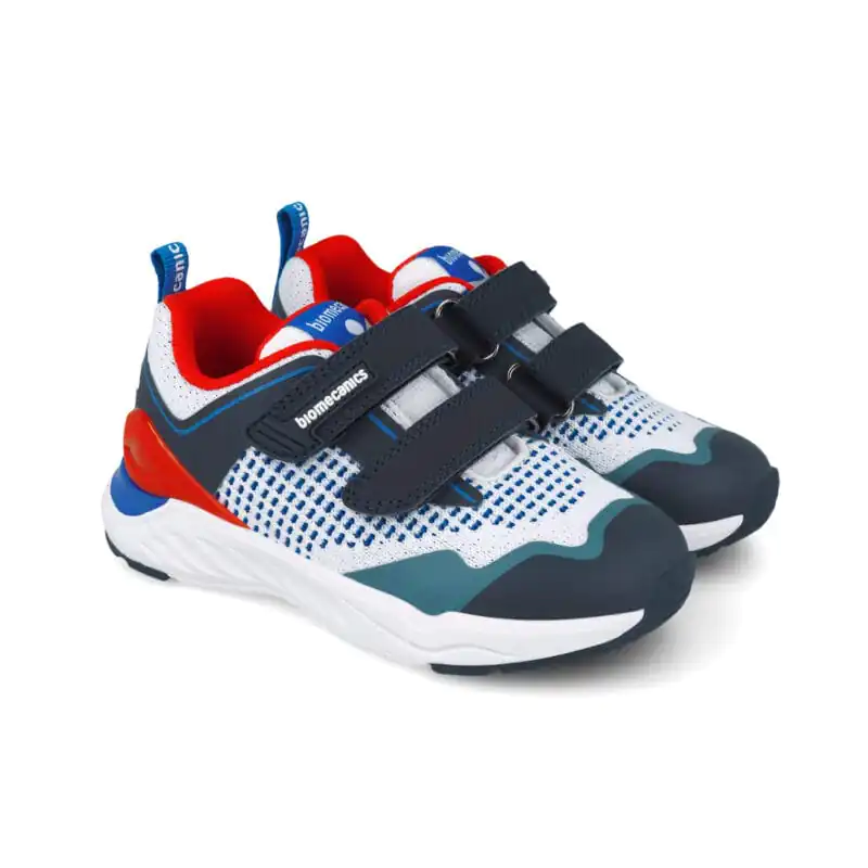 Biomecanics Boys Canvas Sneakers Black/White