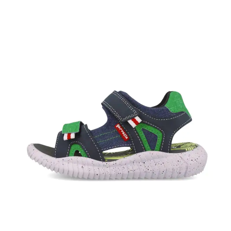 Garvalin Girls Sandals Denim/Mint