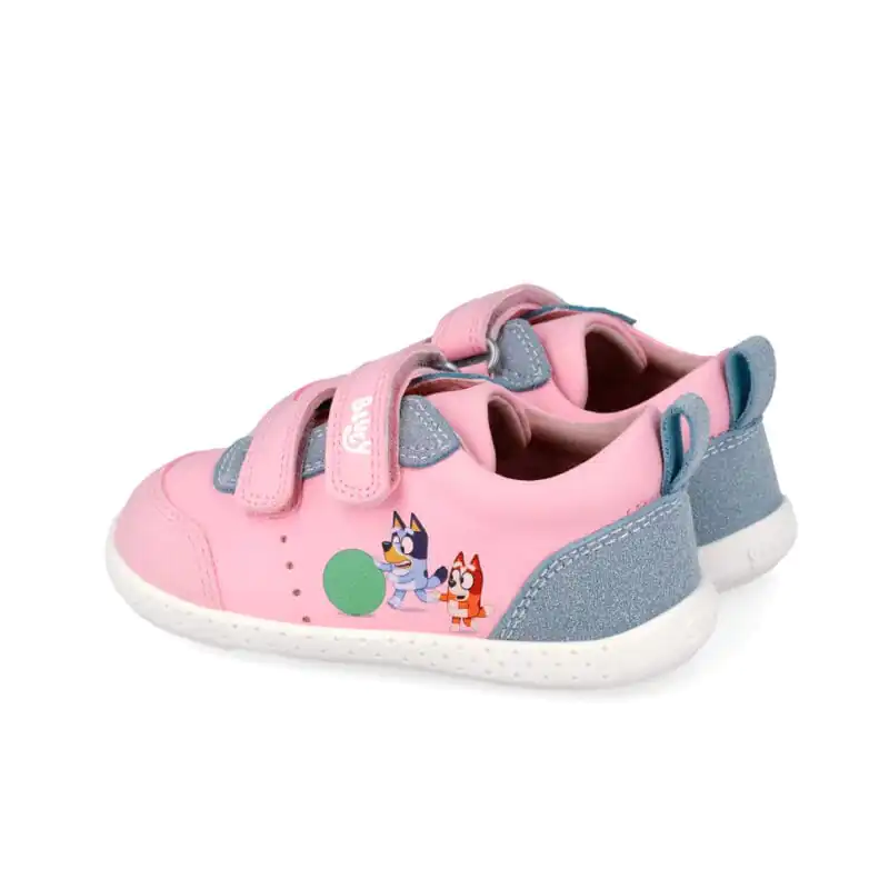 Bluey x Garvalin Girls Barefoot Sneakers Pink