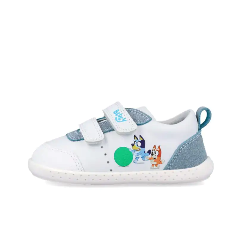 Bluey x Garvalin Boys Barefoot Sneakers White