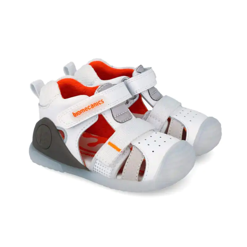 Biomecanics Baby Boys First Steps Sandals White